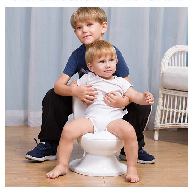 Pink Eco friendly PP Baby Potty Toilet with Custom Logo Print Pattern Training Function