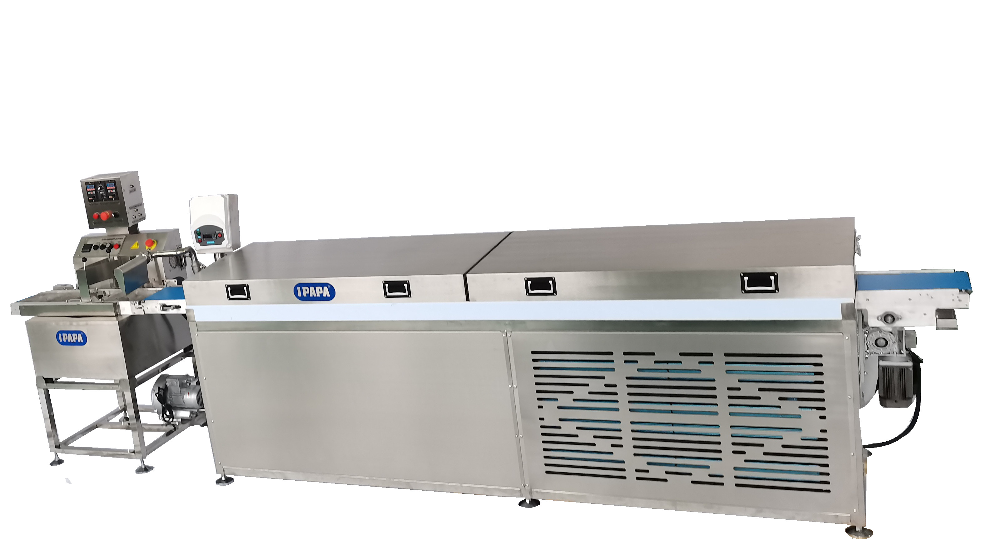 Three Layer Protein Bar Production Line 220V Papa Encrusting Machine