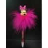 Buy cheap Pink Vinyl Disenyland Ballpen Plastic Daily Product with figure Minnie head for from wholesalers