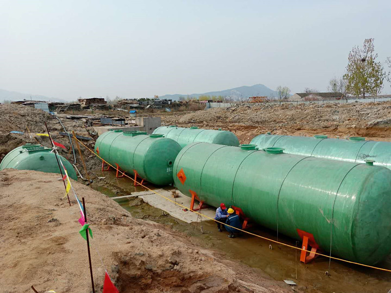 Septic Tank FRP Storage Tanks Water Machine For Sewage Treatment