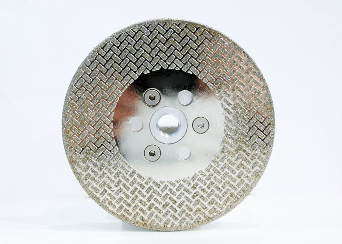 Star Dotted Electroplated Diamond Blade Cutting With Good Running Balance