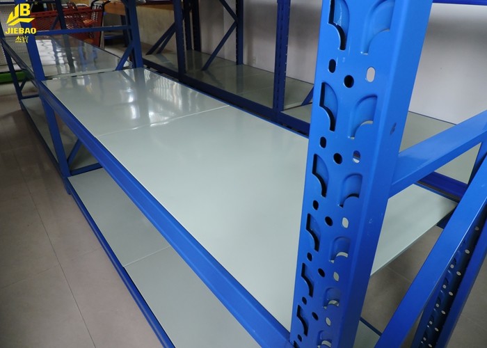 Custom Long Span Heavy Duty Steel Racks Hand Loading 2000-4000mm Height
