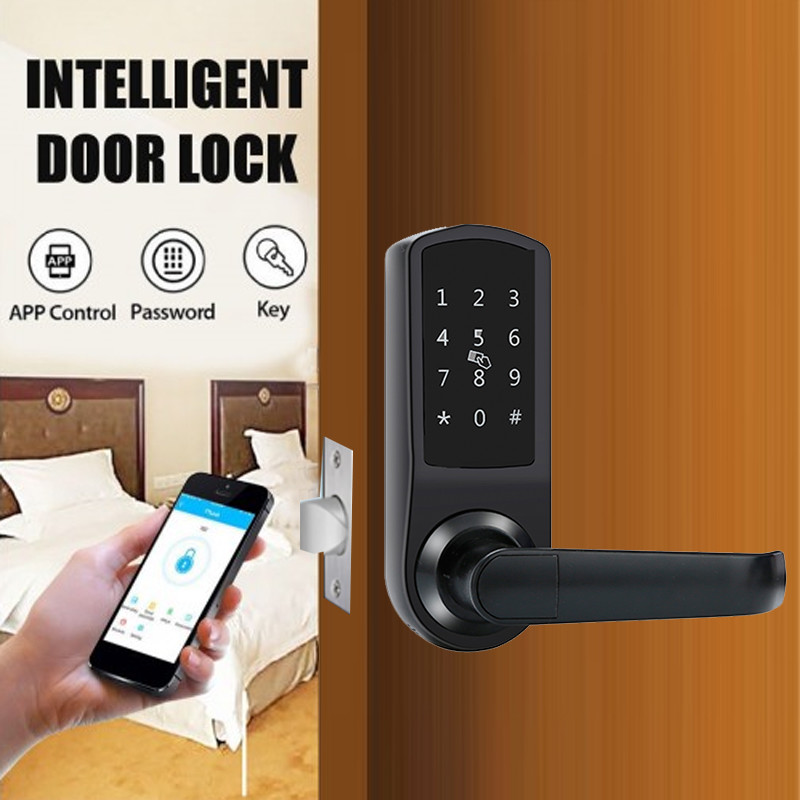 Cerradura App Controlled Door Locks 180mm Outdoor Electronic Lock
