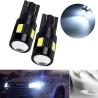 Buy cheap T10 5630 6 SMD Nonpolarity Led Car Side Light Bulbs Modified LED Bulb DC 12V from wholesalers
