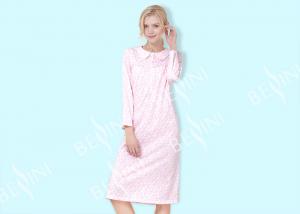 Buy cheap Doll Collar Style Ladies Night Dresses Sleepwear Pima Printed OEM / ODM Available product