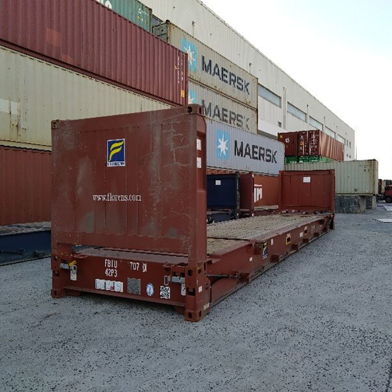 China To Nigeria Oversized Sea Cargo Shipping Discounted 40FR/40OT Container Freight Shipping