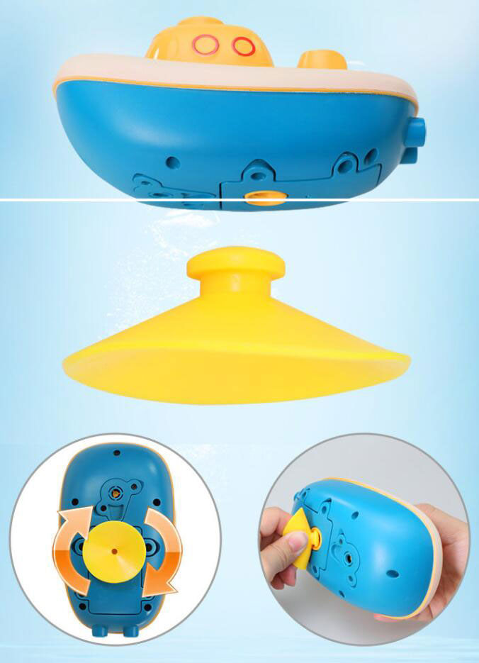 Summer Water Playing ABS Unisex Yellow Duck Electric Shower Toy for Baby Fun Time