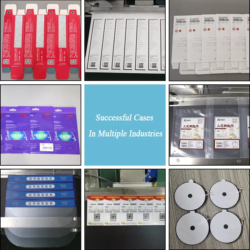 Case Packaging Type Plastic Flat Label Applicator Machine for Cosmetic Pouch Bag Labeling
