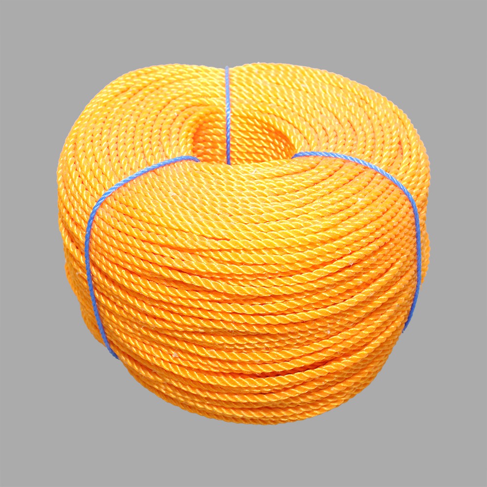 Monofilament Nylon Braided Twisted Sinking Rope Cotton Specifications 3 Strand 12mm