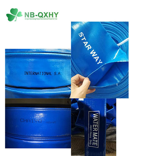 China Factory Farmer Water Irrigation Hose PVC Layflat Discharge Hose