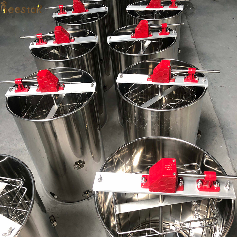 2 frame Manual Stainless Steel Bee Honey Extractor for beekeeping