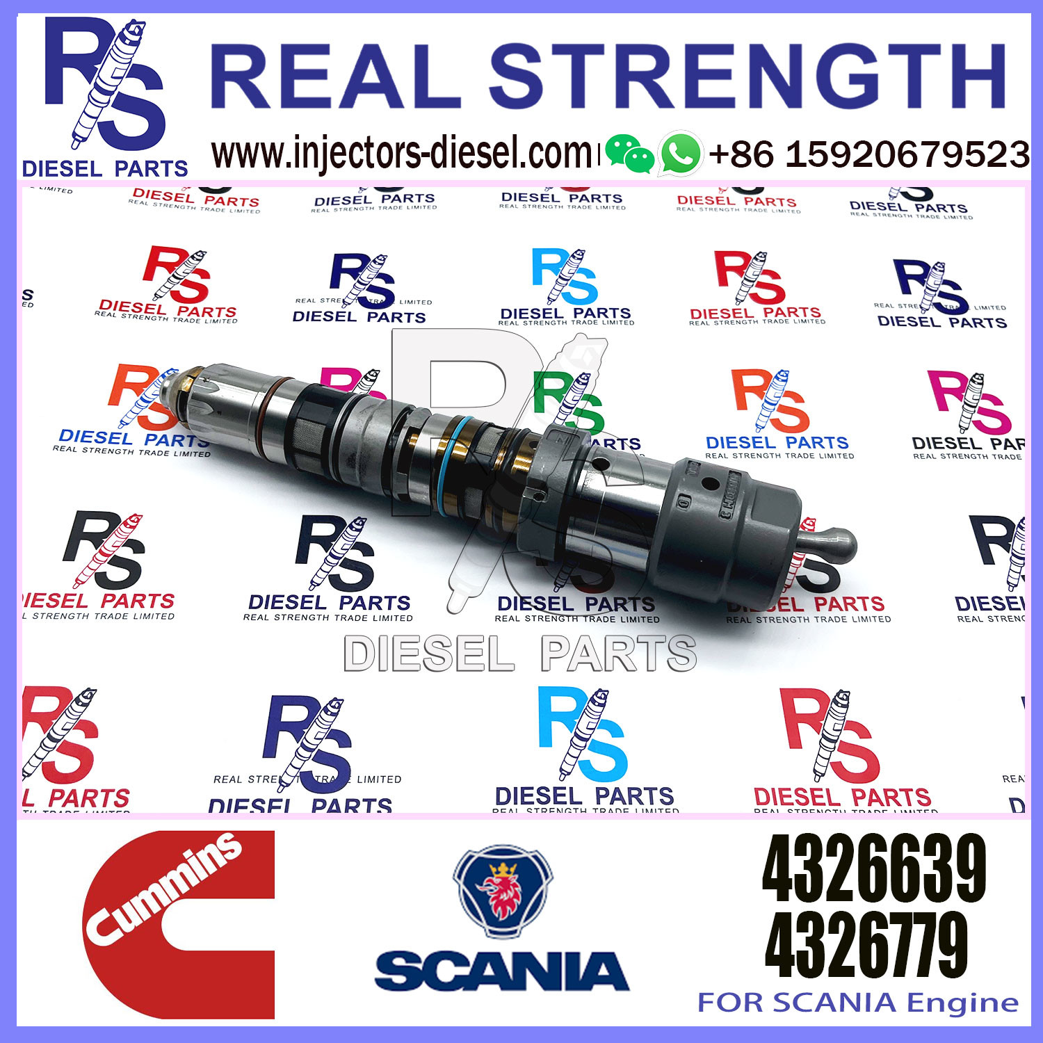 Common Rail Injector Fuel Injector 3766446 4088426 4088427 4326639 For QSK23 Excavator QSK23 QSK45 QSK60