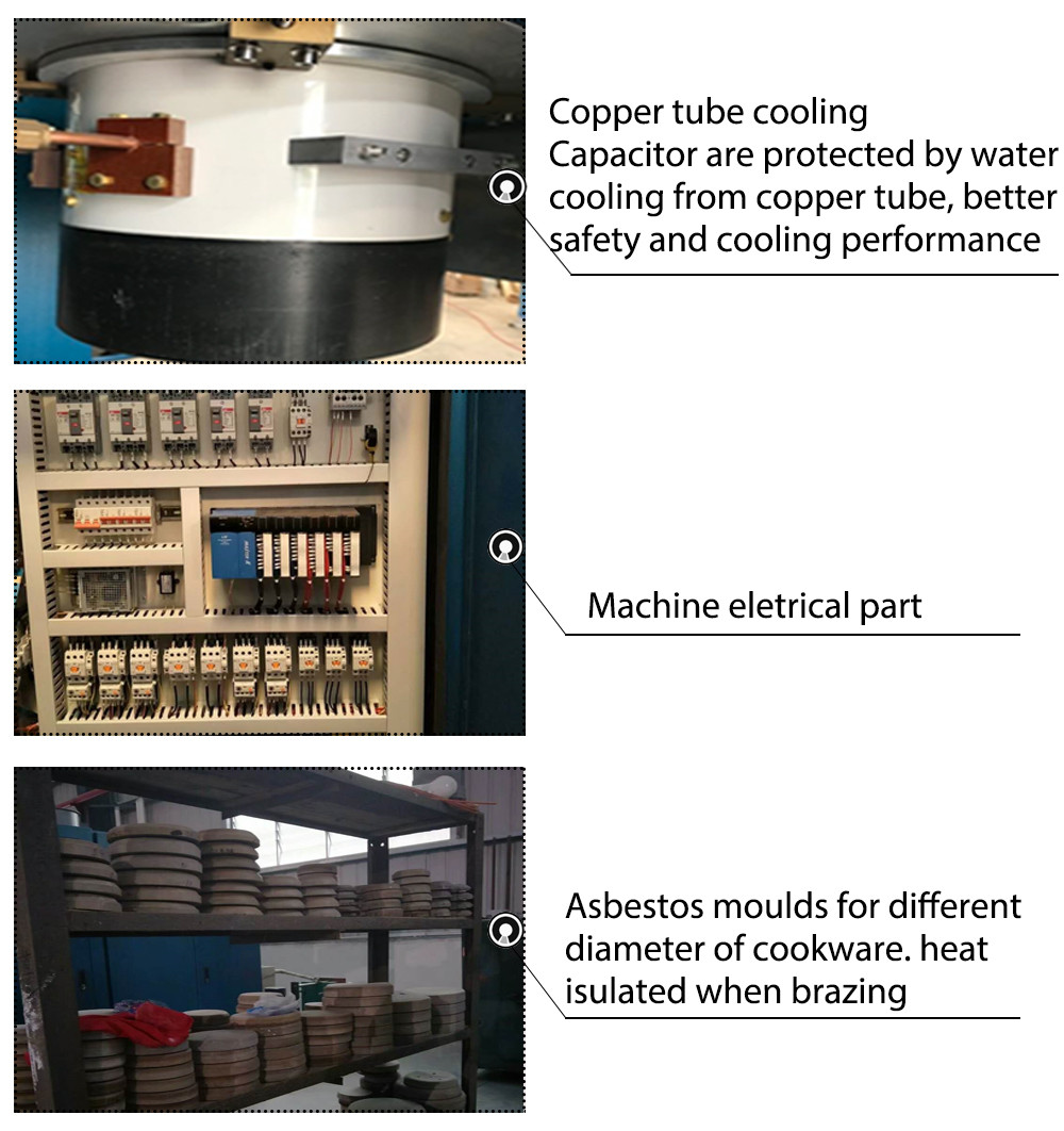 220V Induction Brazing Machine For Cookware Welding ISO Certified