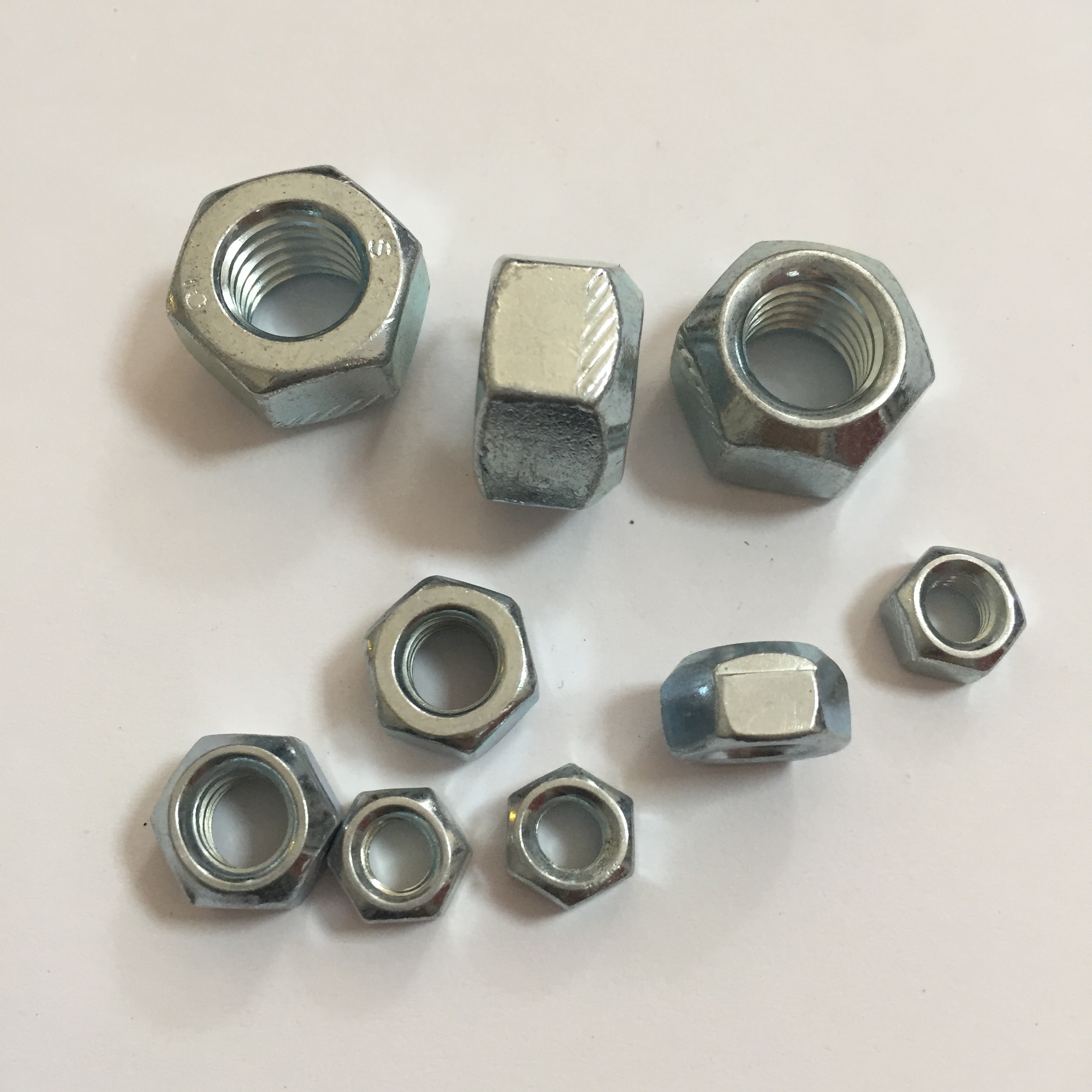 All Metal Self-locking Hex Nut for Automotive Industry Metric Measurement System