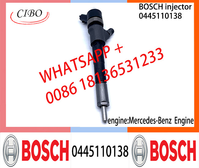 BOSCH Common Rail fuel Injector 0445110137 A6460700187 0445110138 0445110294 0445110295 for Mercedes-Benz 2.2CDi