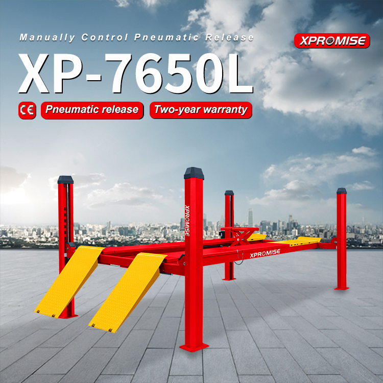 Heavy Duty Base Plate Four Post Auto Car Lift with Ce