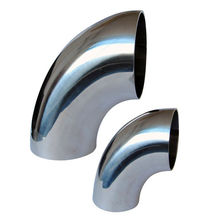 3A/DIN/SMS/ISO/DS Sanitary Stainless Steel SS304/316L Welding Elbow  stainless steel pipe fittings price