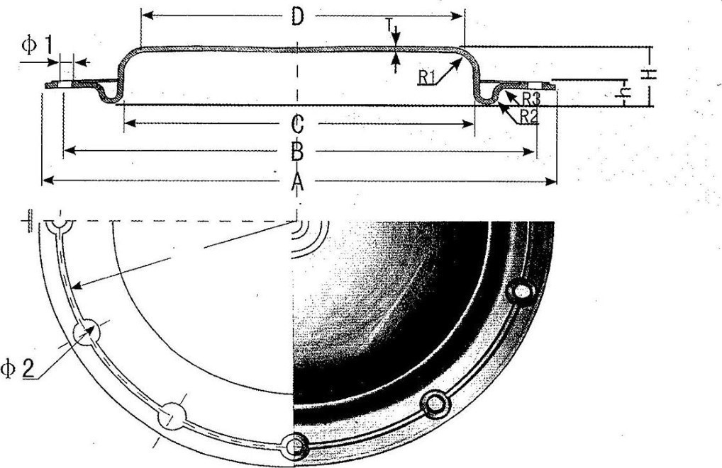 Long Life Pneumatic Valve Diaphragm For Cylinders Equipment Customized Size