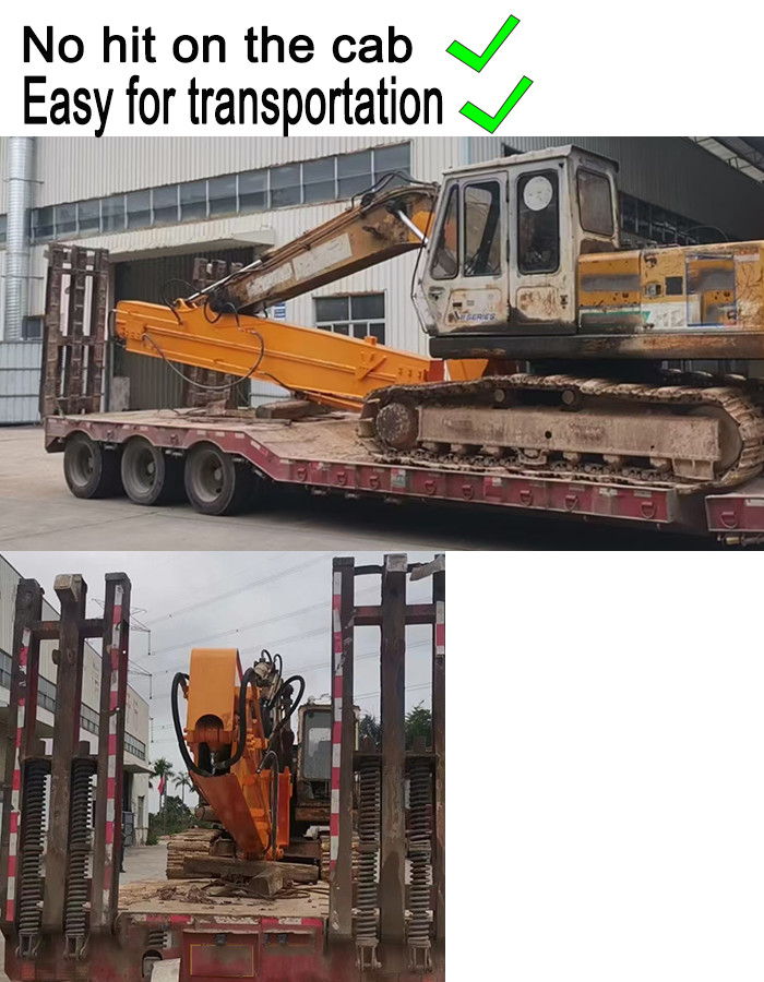 Digging Mini Excavator Telescopic Boom For CAT HITACHI KOMATSU SANY