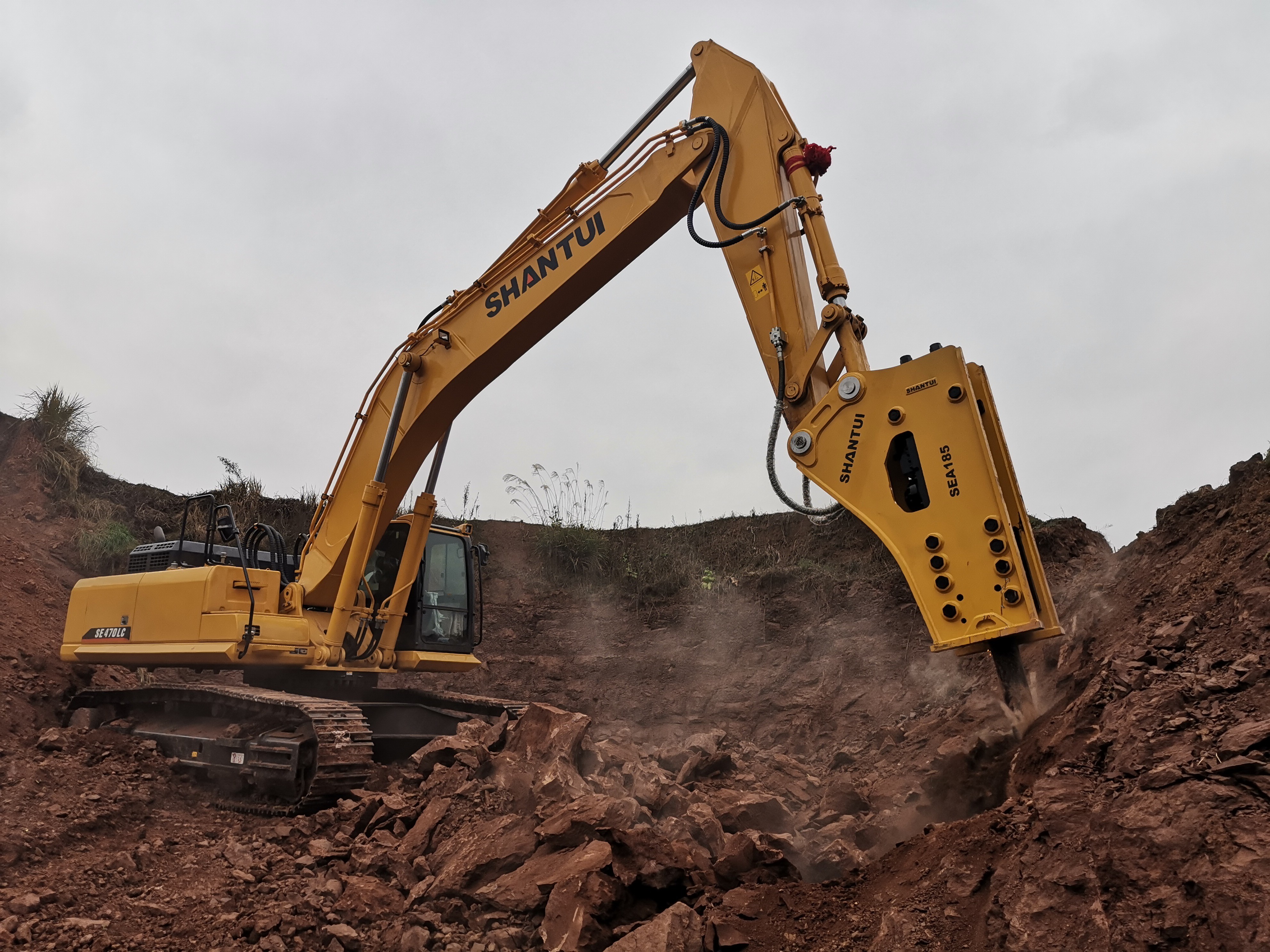 Shantui 20 Ton Hydraulic Crawler Excavator With Cummins Engine