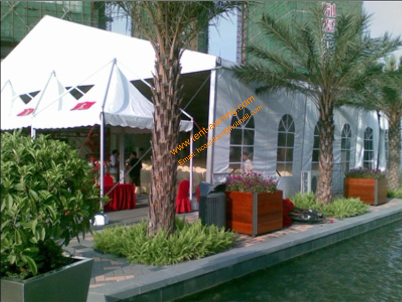 6m Width Aluminum Event Marquee Party Tent Fire Retardant Heavy Duty Tents