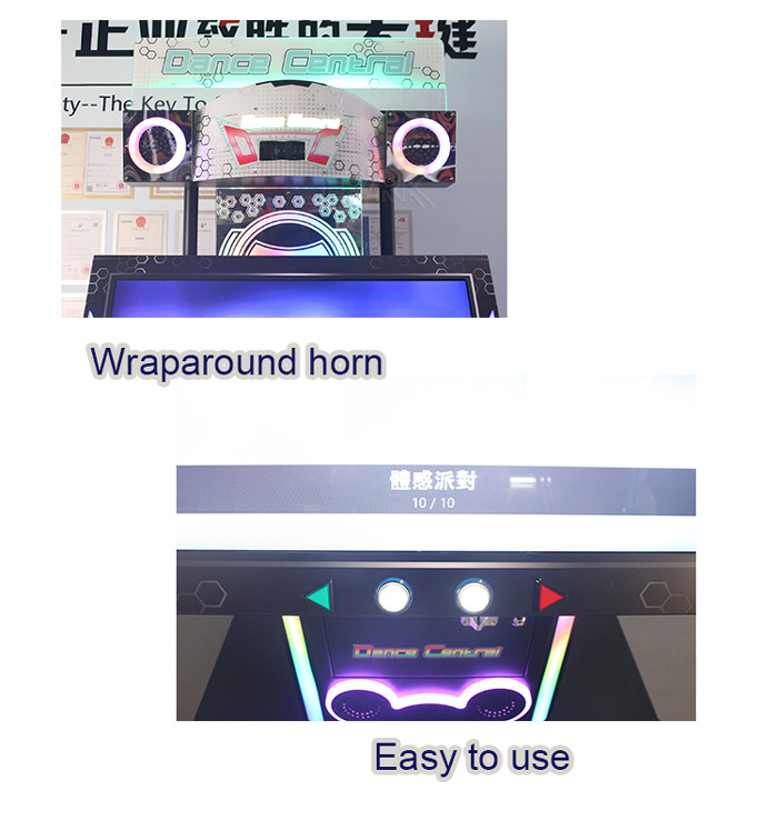 Cool Touch Screen Arcade Dance Machine Somatosensory Video Games Arcade Machine