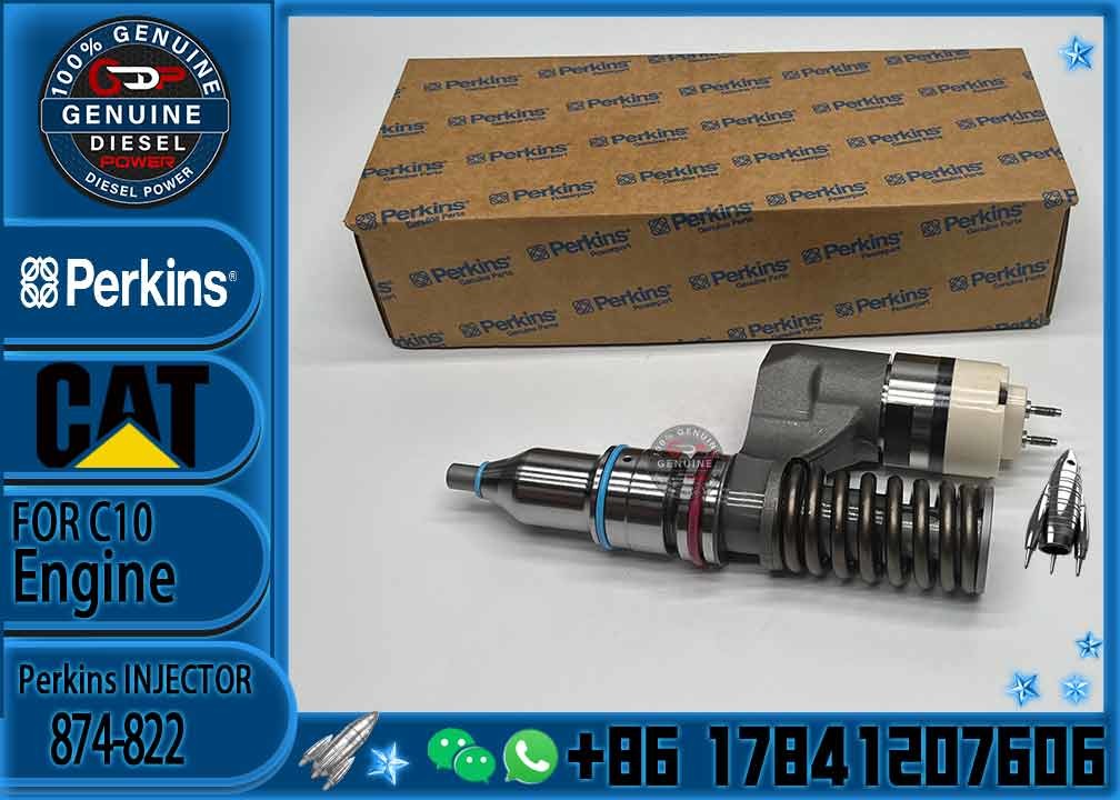 Diesel Engine Fuel Injector 874-822 For CAT C10 C11 C12 C13 Diesel Engine 3176 3196 Excavator
