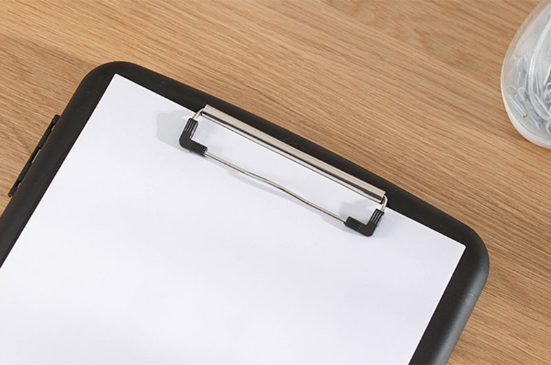 A4 Size Plastic Writing Board File Box with Elastic Closure Folder and Waterproof Clipboard