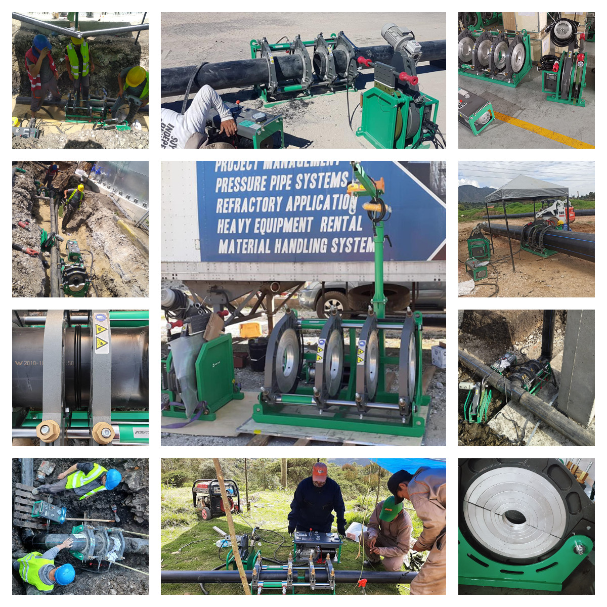 160mm Hydraulic Butt Fusion Machine Hdpe Pipe Jointing