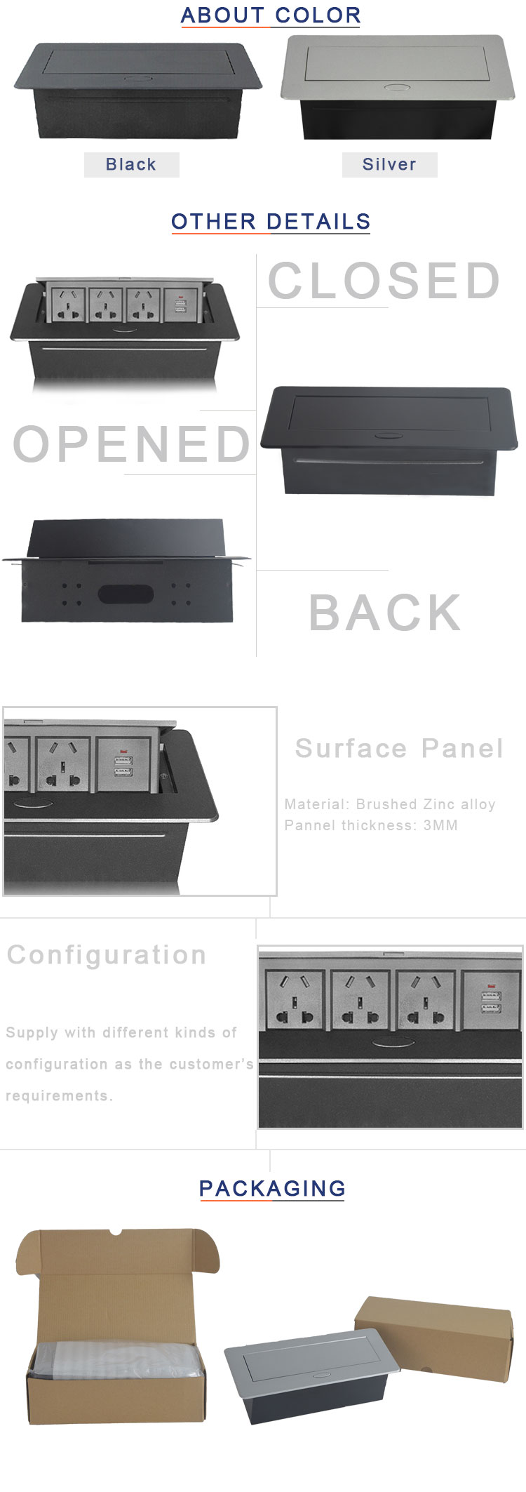 conference table pop-out socket /intelligent electrical pop up desktop socket outlet