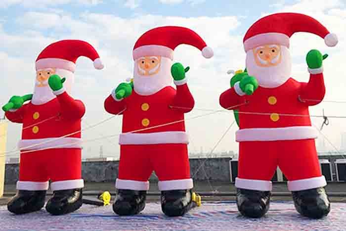 Giant Inflatable Santa Claus Yard Christmas Decoration Blow Up Santa Inflatables