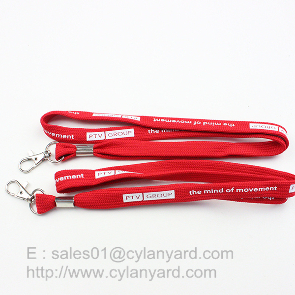 Tubular Lanyard with sheet crimp