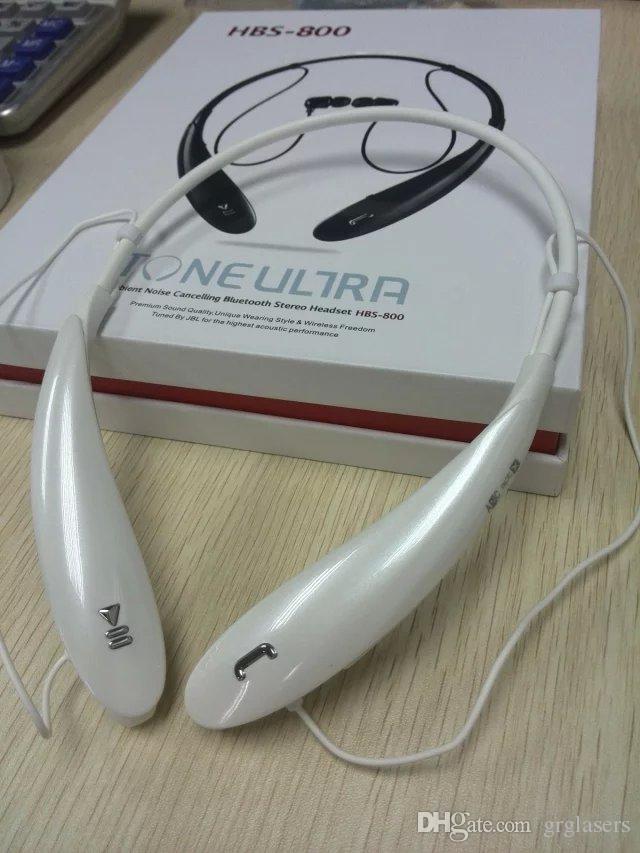  HBS-800 HBS 800 Electronical Sports Stereo Bluetooth Wireless Headset Earphone Headphones for iphone Samsung