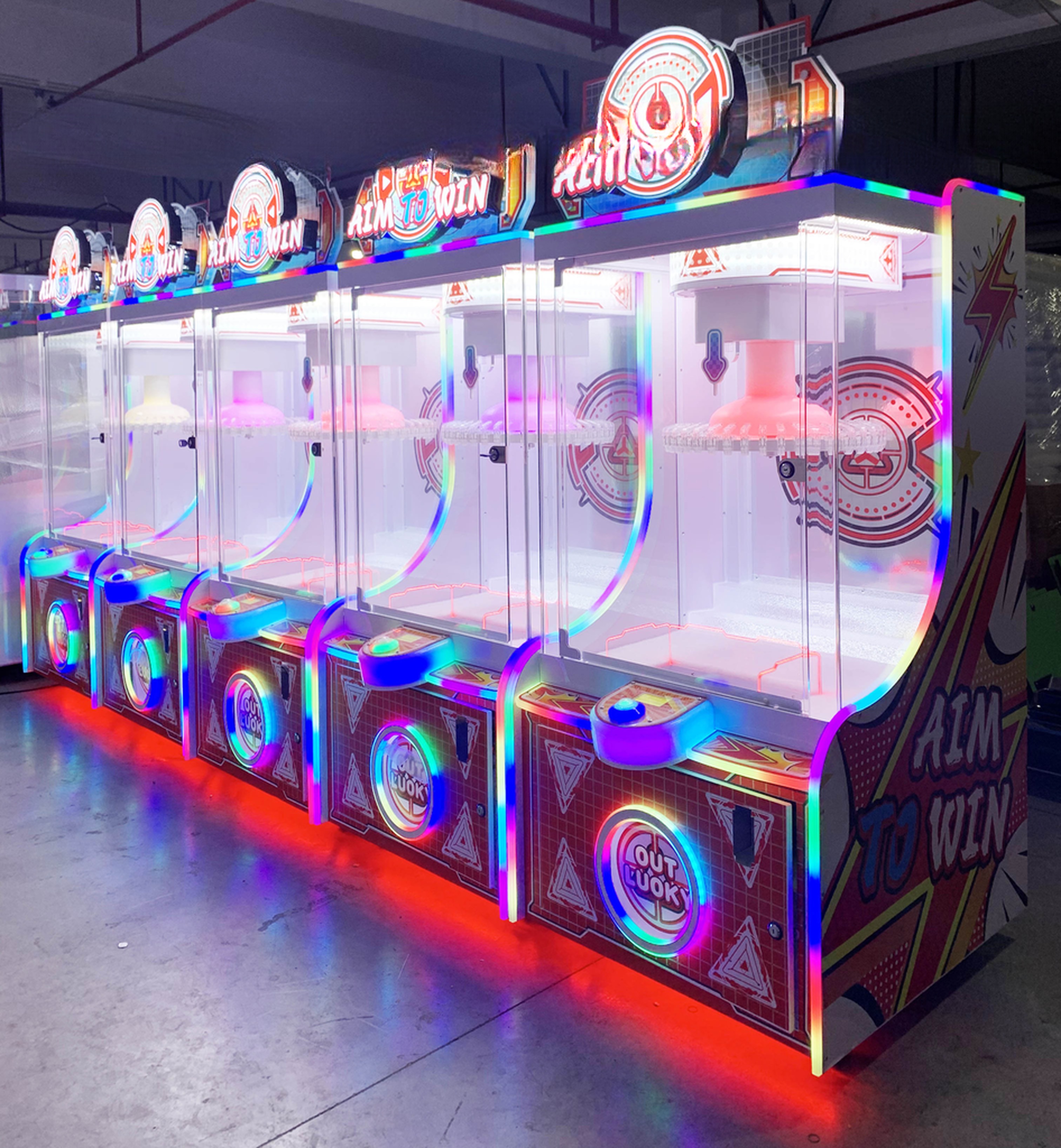 Dreamland guangzhou panyu game machines factory coin operated claw toys machine clip vending game machine