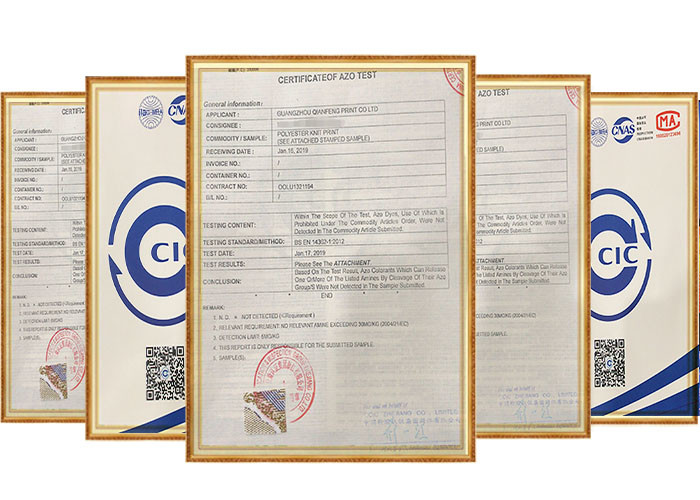Our Factory Sells Gold Powder Disperse Warp Knitted Printed Mattress Fabric Directly