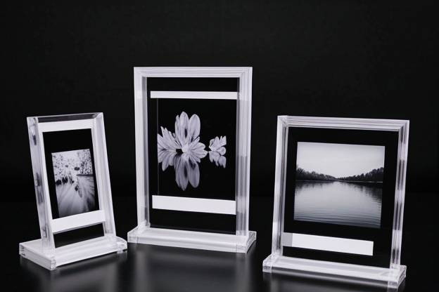 OEM Customised Acrylic Photo Frame , Acrylic Box Picture Frames Scratch Resistant