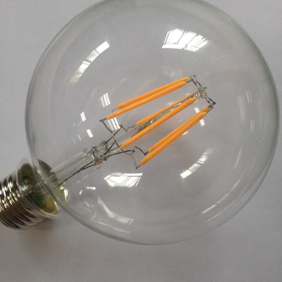 Energy Saving 7-Watt LED Filament globe Light Bulb - Dimmable - Soft White 2700K