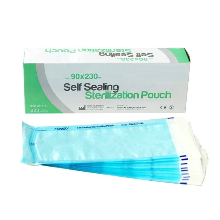 Medical Grade Self Sealing Dental Instruments Packaging Steam, ETO Self Seal Sterilization Pouch