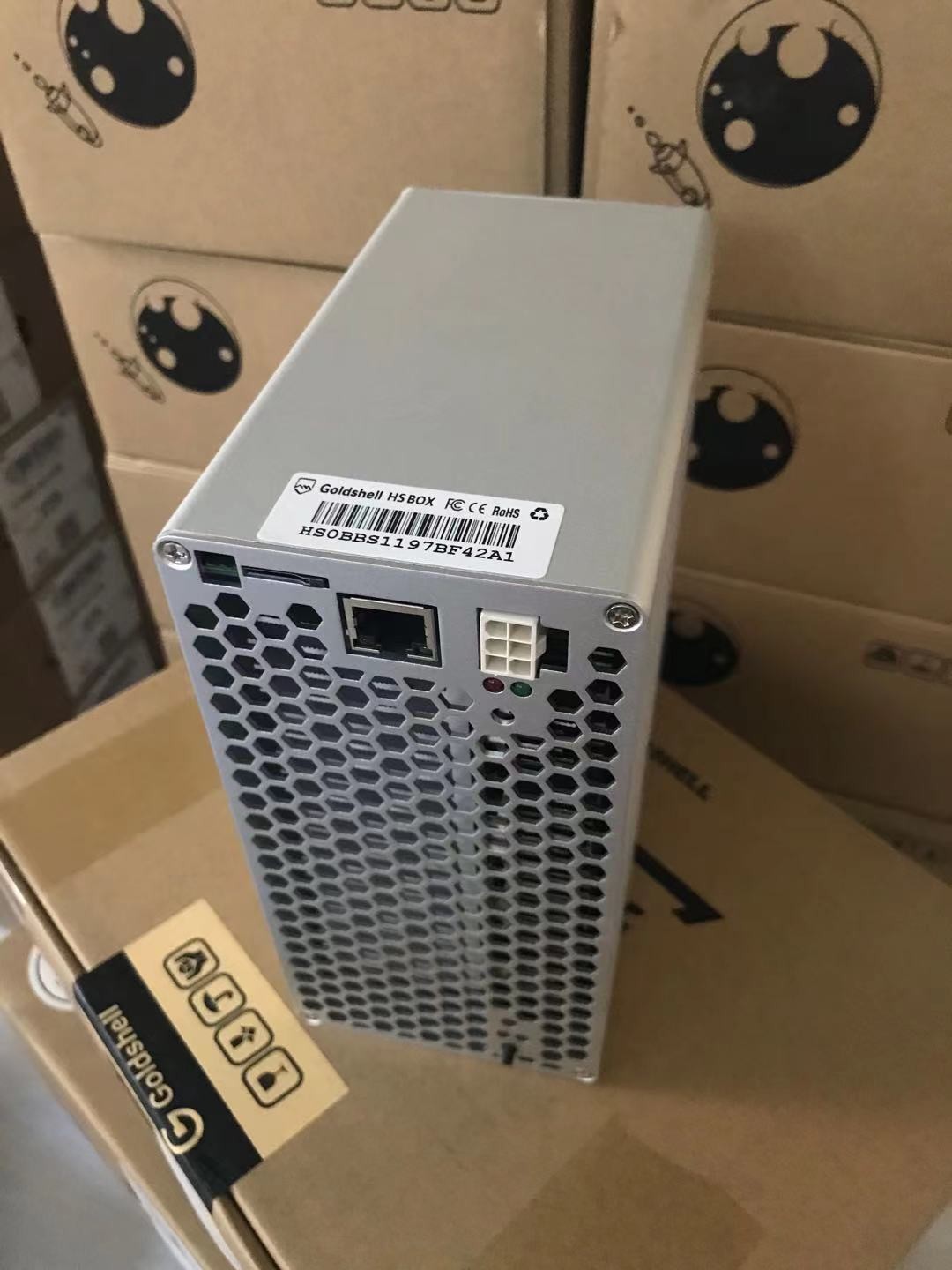 Goldshell HS BOX Miner 470Gh/S 230W Kadena Algorithm 2 Fans
