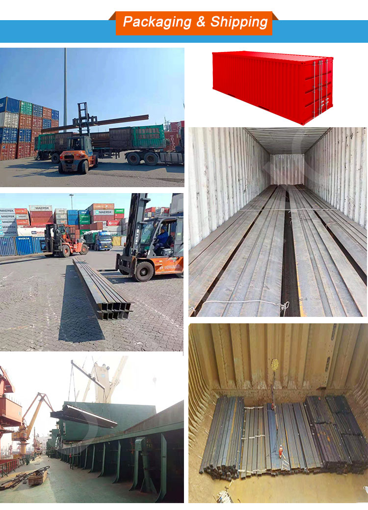 Structure Steel H Beam Q235B H Shape Steel Beam 150*150 4x6 For Construction