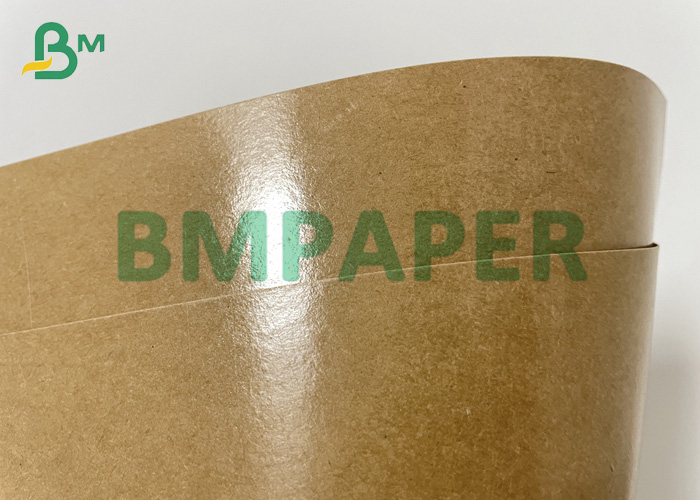 300g + 18g PE Coated Brown Kraft Paper In Packing And Printing
