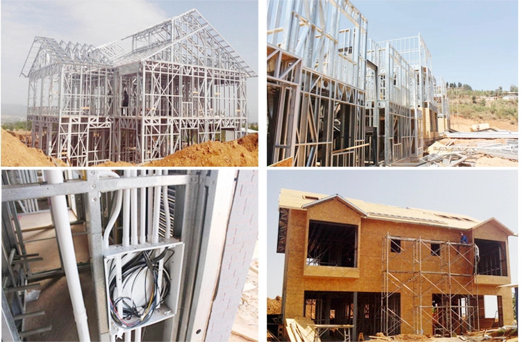 Permanent Construction Prefabricated Luxury Villa Lgs Light Gauge Steel Prefab Houses With Eu Certification/En Standard