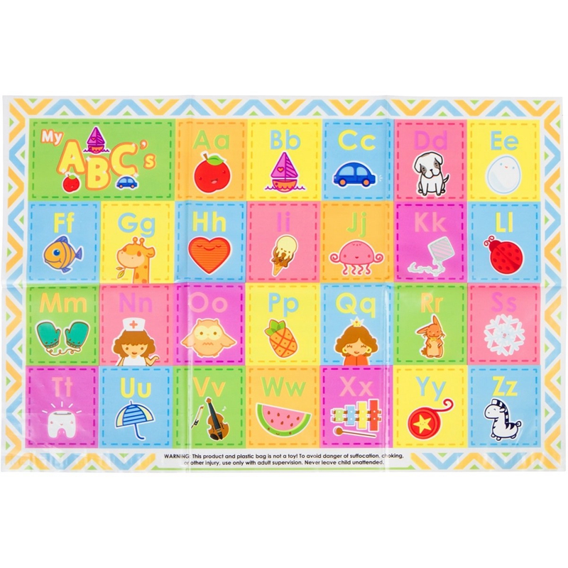 Germ Proof Disposable Baby Placemat , Non Slip Adhesive Dinner Table Placemats