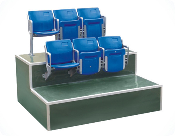 Blue Outdoor UV Resistant Foldable Stadium Seats Customized Service