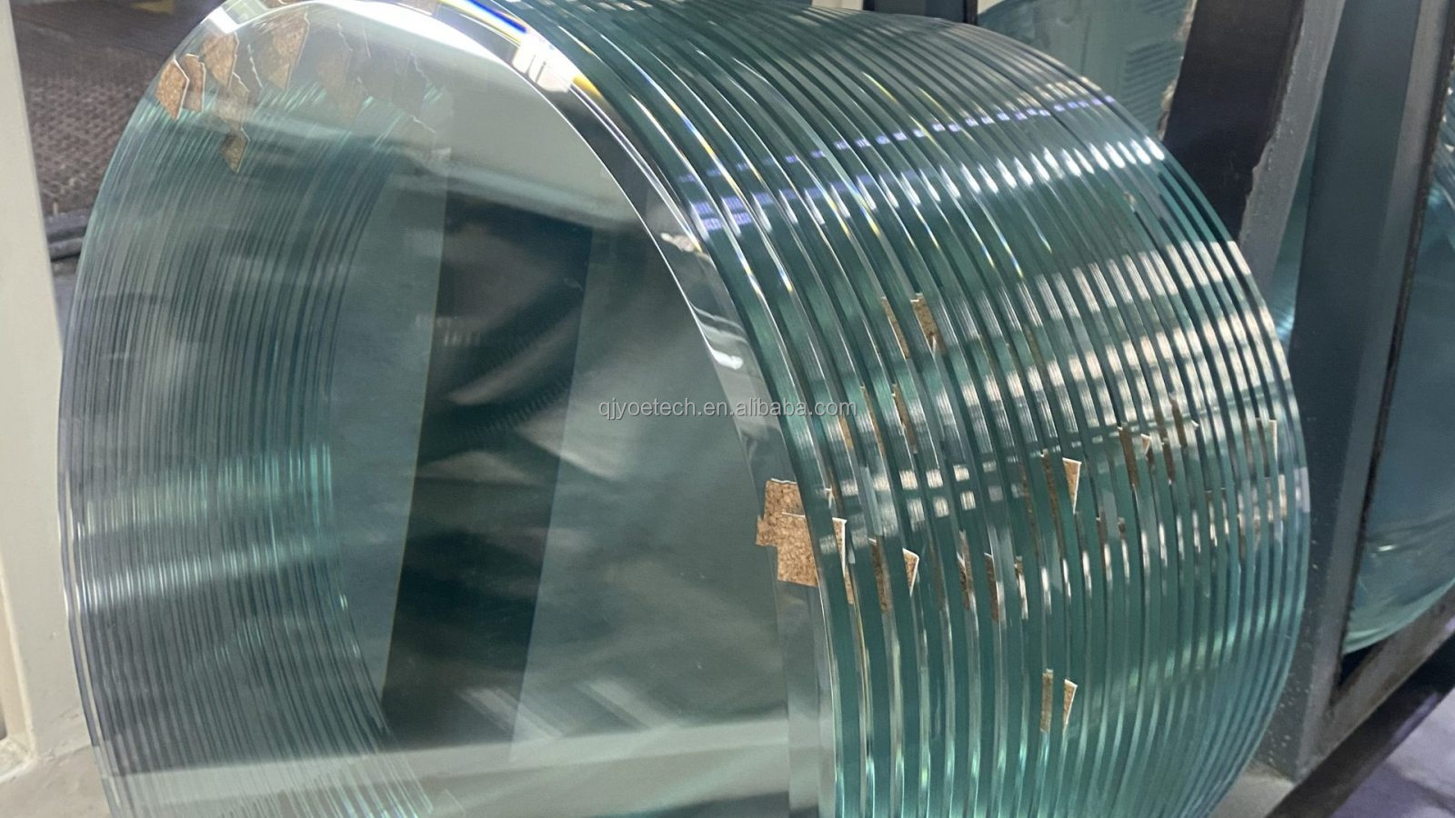 QJY-TG Building Curved Tempered Glass Full Solution High Strengthened
