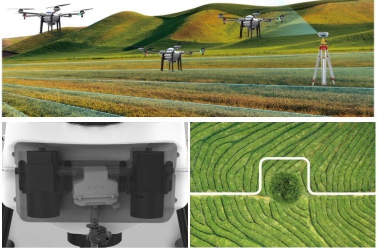 Tta M6e Edu Low Price 10L Payload Waterproof Agriculture Uav Drone Sprayer