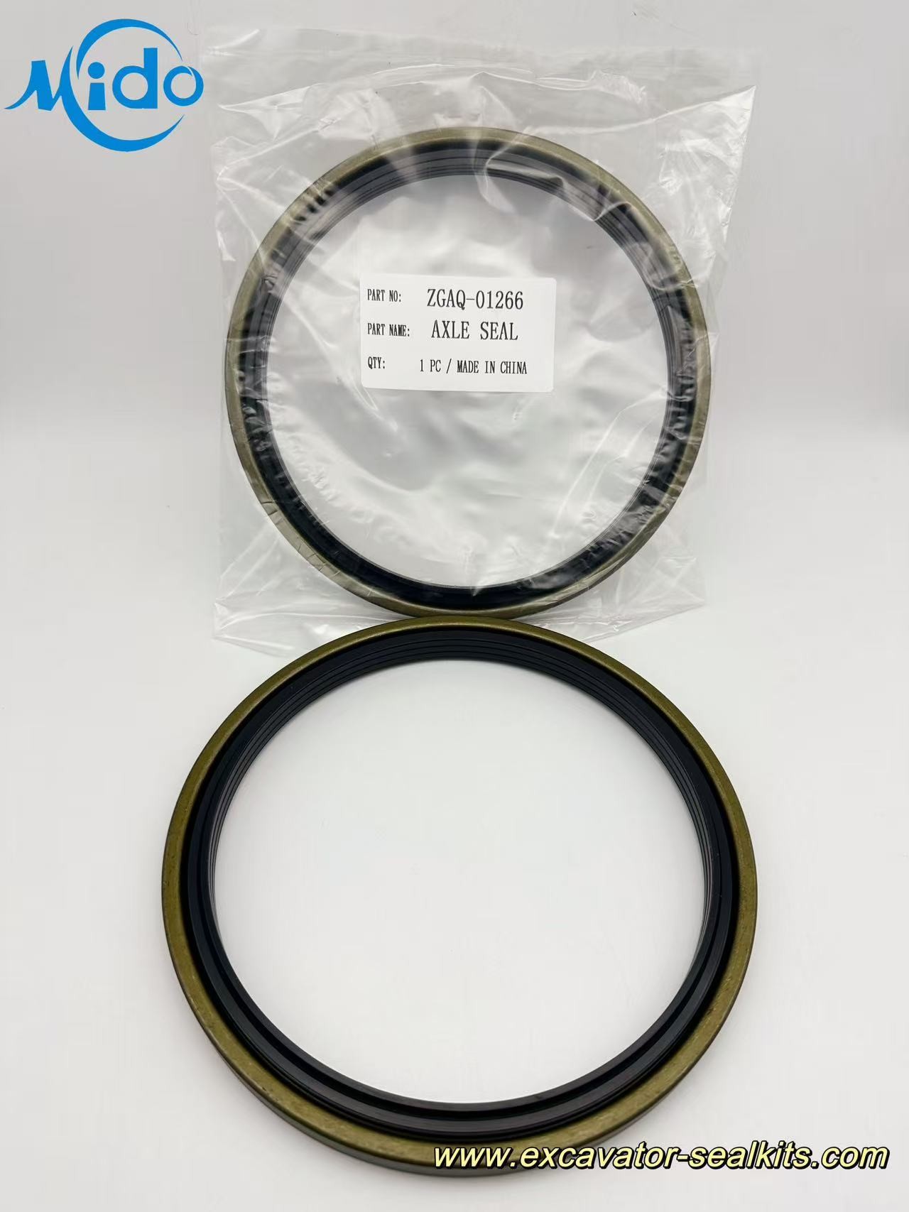 0734-309-281 0734-309-401 Compatible with Hyundai Excavator Models! ZGAQ-01266 High-Wear Resistant Excavator Axle Shaft Seal｜R170W7 R180W9S R190W9