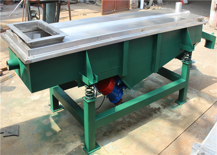 Food Industry Grain Particle SS304 Linear Vibrating Screen