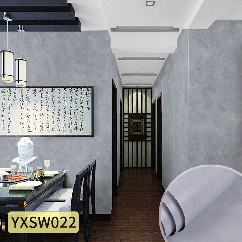 0.14mm-0.16mm Thickness Vaccum Press Film Marble PVC Laminated Membrane Film for Furniture MDF Panel