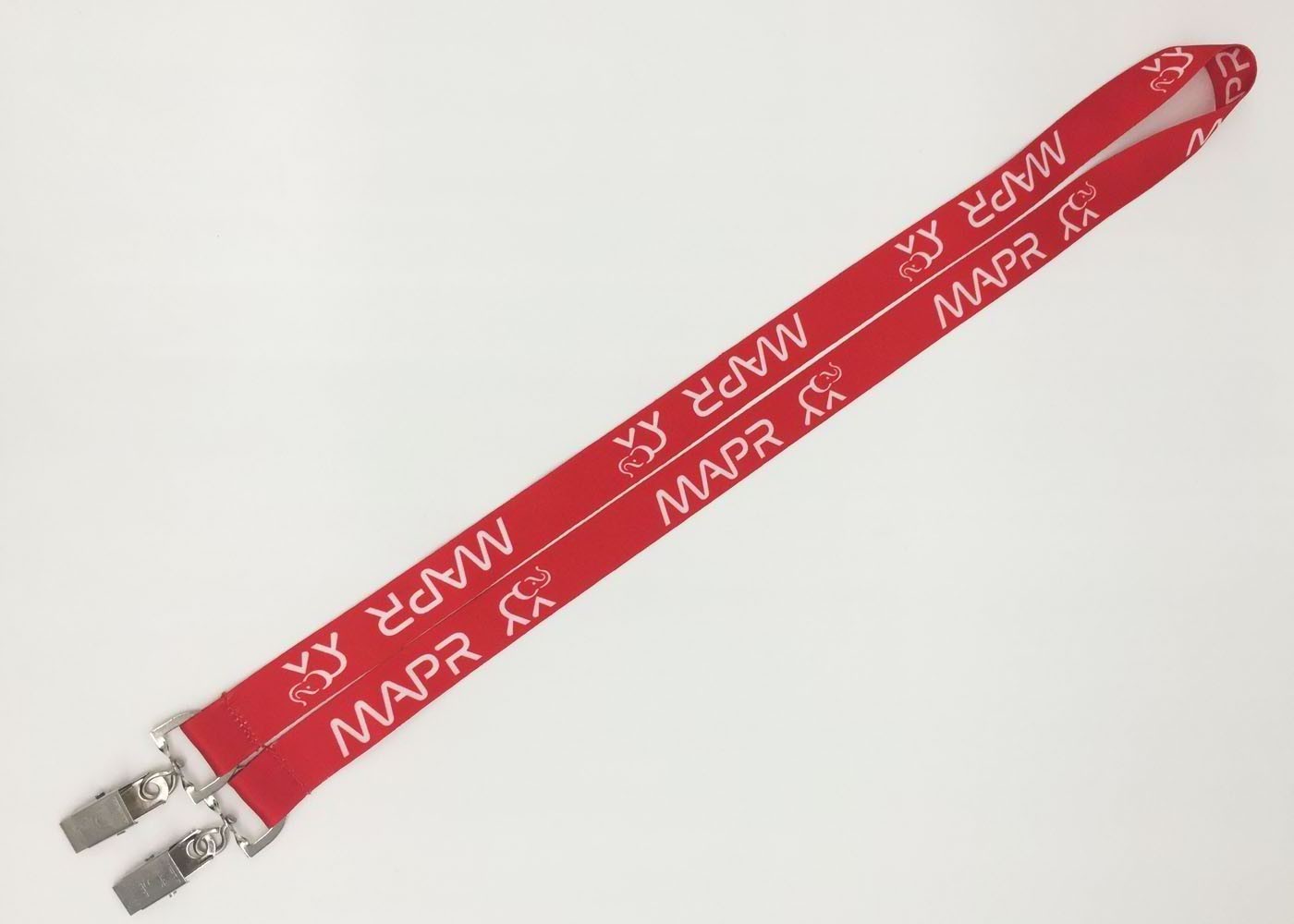 Eco Friendly Dye Sublimation Lanyards ， Id Card Holder Lanyard 20mm With Metal Hook